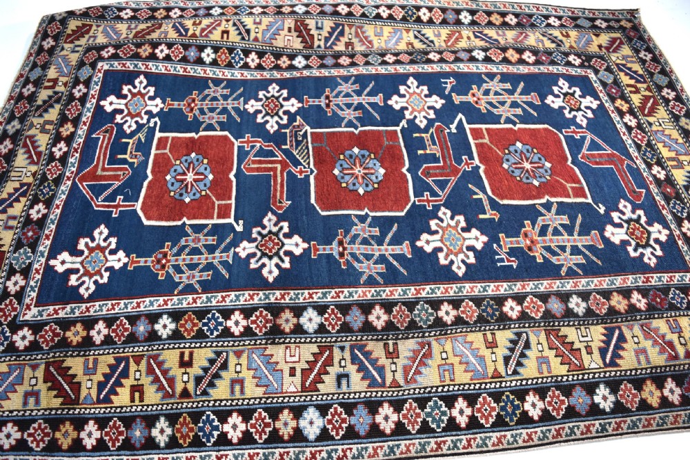 Fine antique Caucasian Karagashli village rug 140x98 cm View VII