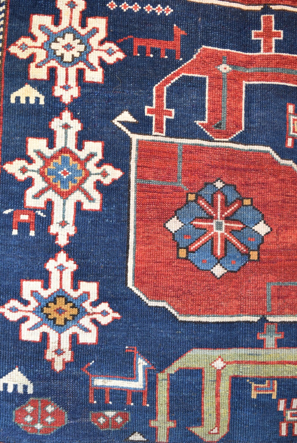 Fine antique Karagashli village rug 130x109 cm View II