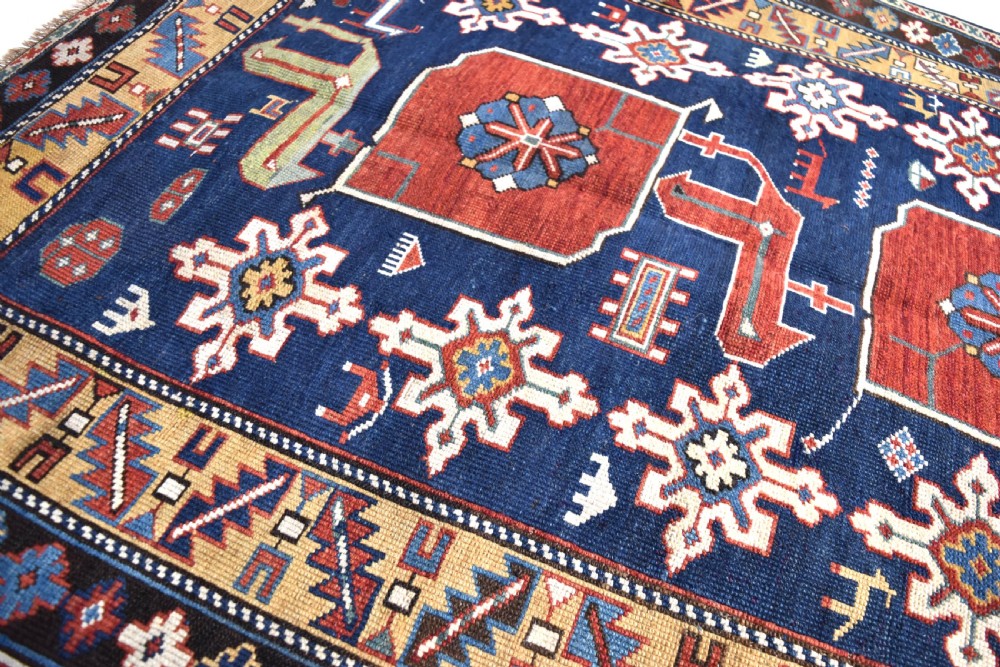 Fine antique Karagashli village rug 130x109 cm View III