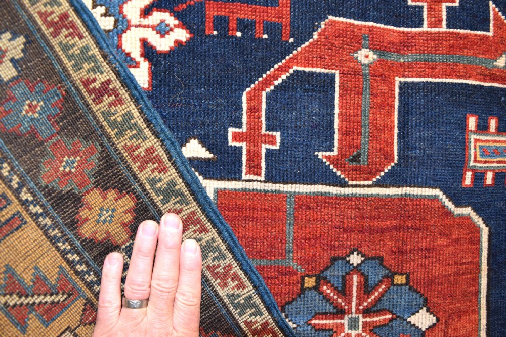 Fine antique Karagashli village rug 130x109 cm View VI