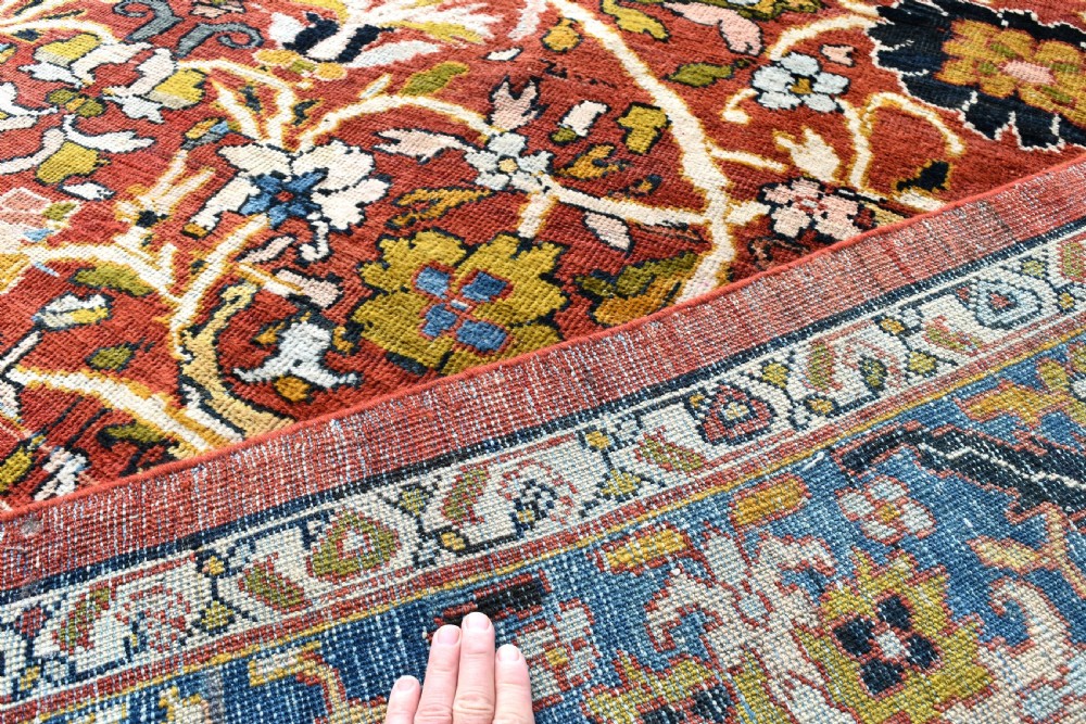 Antique Mahal carpet 384x298 cm View V