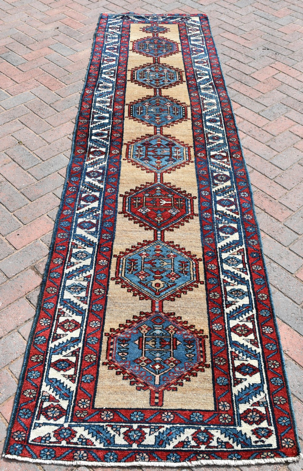 Old Hamadan narrow runner 310x84cm