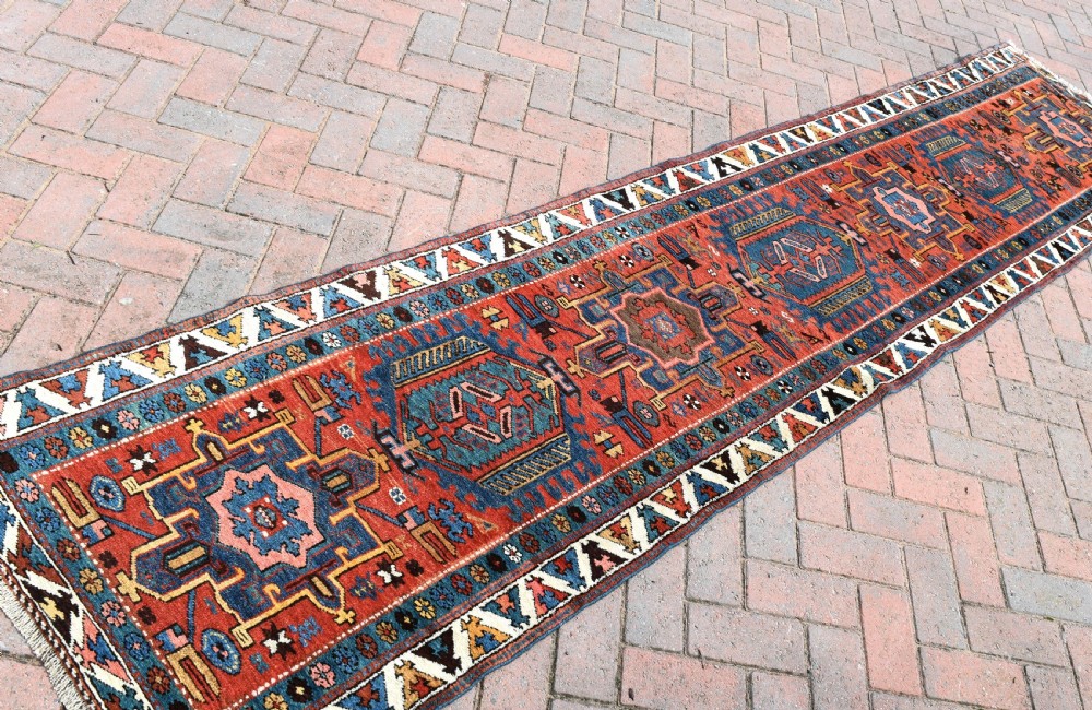 Antique Heriz narrow runner  330x77cm View VI