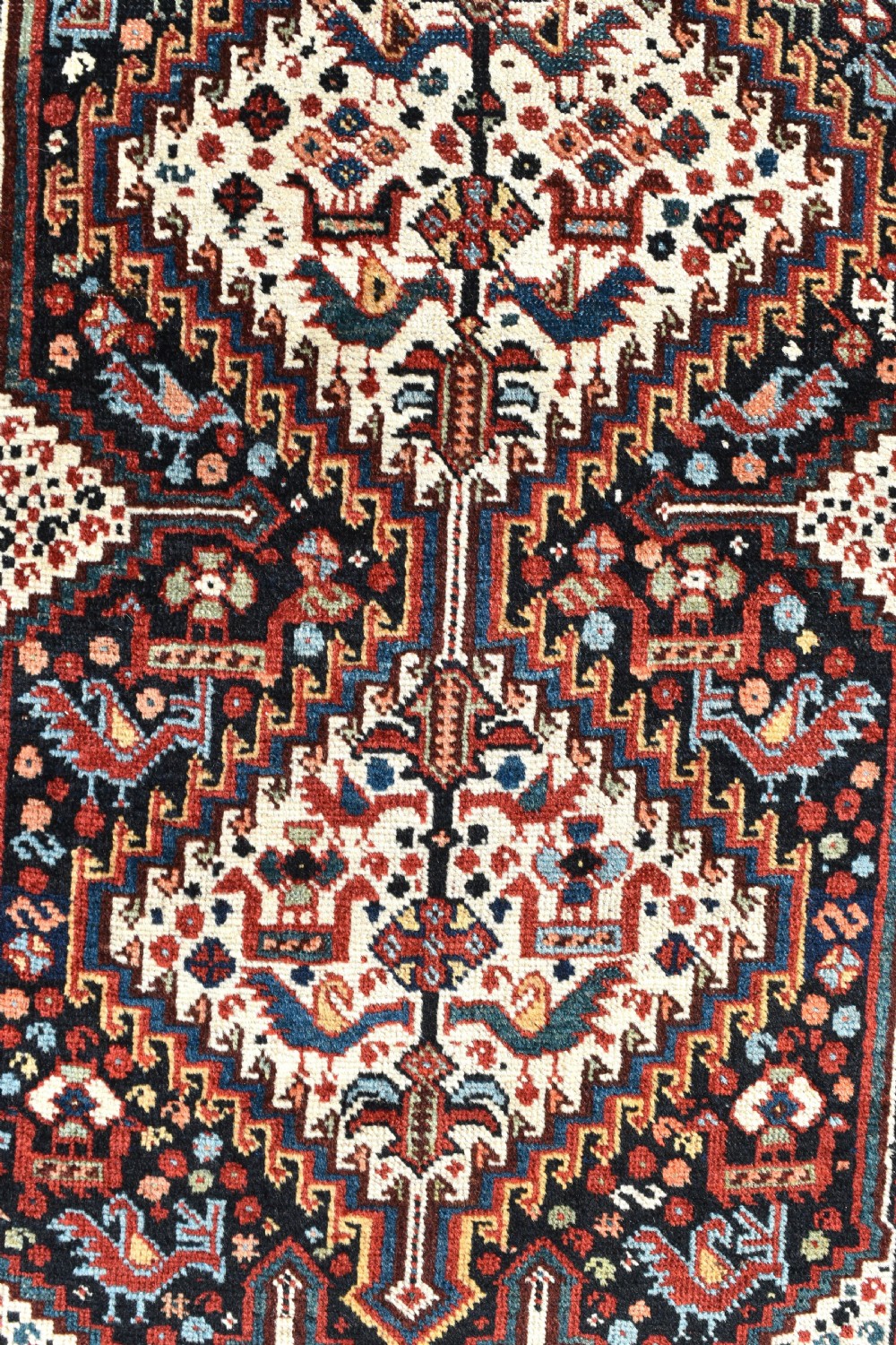 Antique Khamseh narrow runner 307 x 74 cm View II
