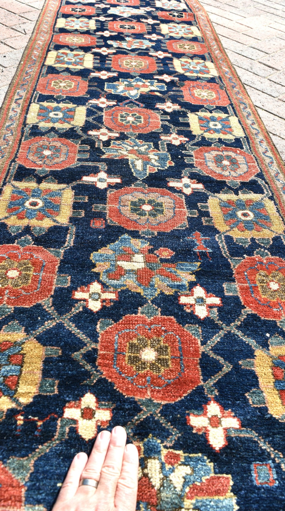Early Kurdish narrow runner 402x65cm View VIII