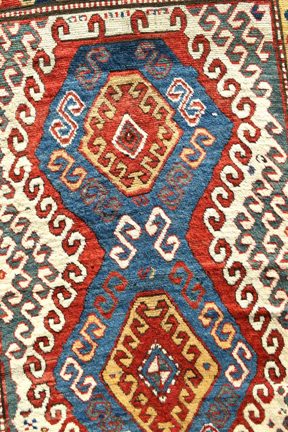 Antique Caucasian Borjalu Kazak rug 209x154cm View X