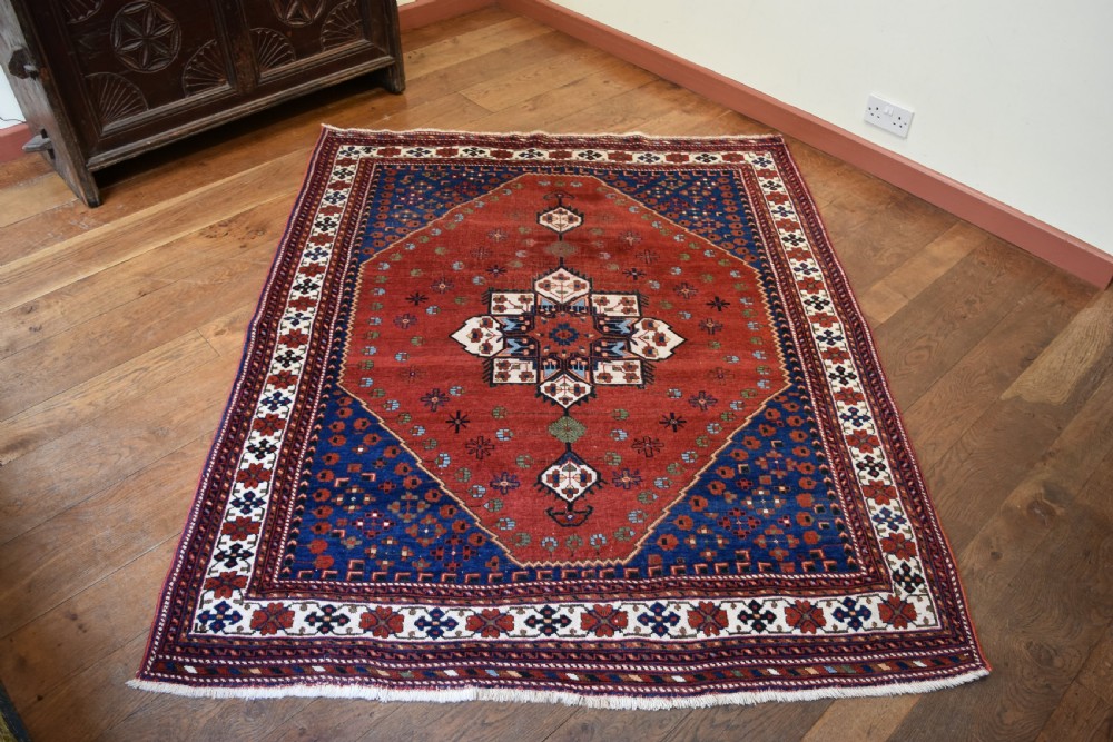 antique Afshar rug 186x150 cm View II