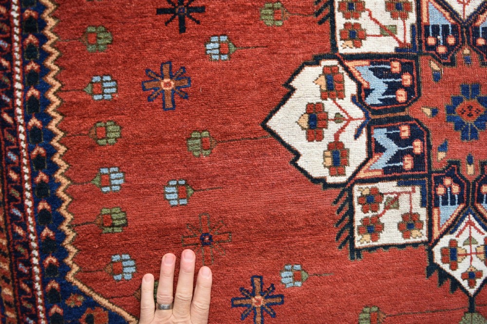 antique Afshar rug 186x150 cm View III
