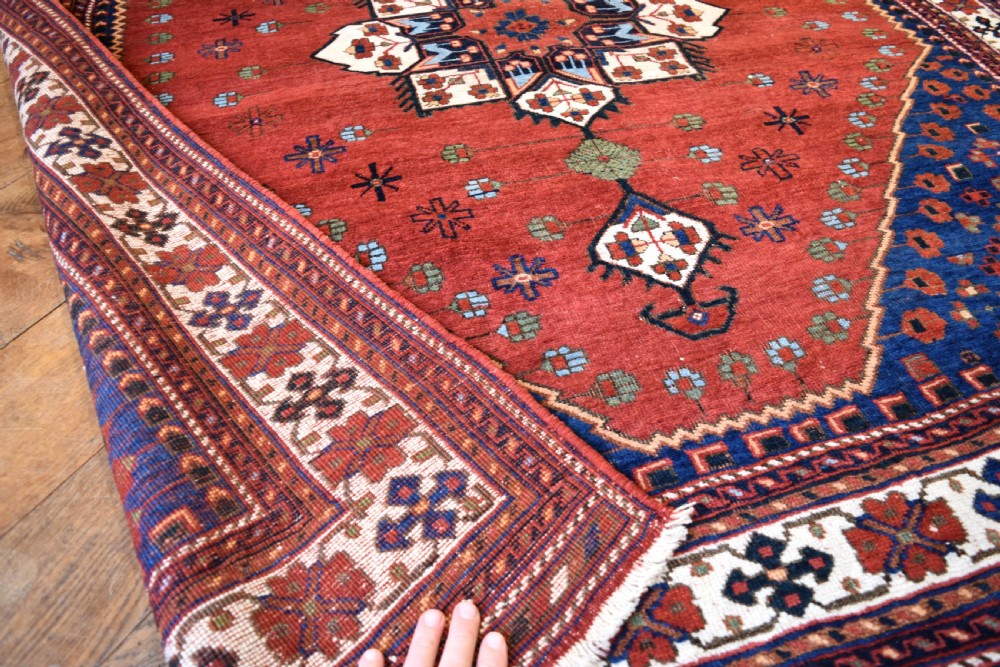 antique Afshar rug 186x150 cm View V