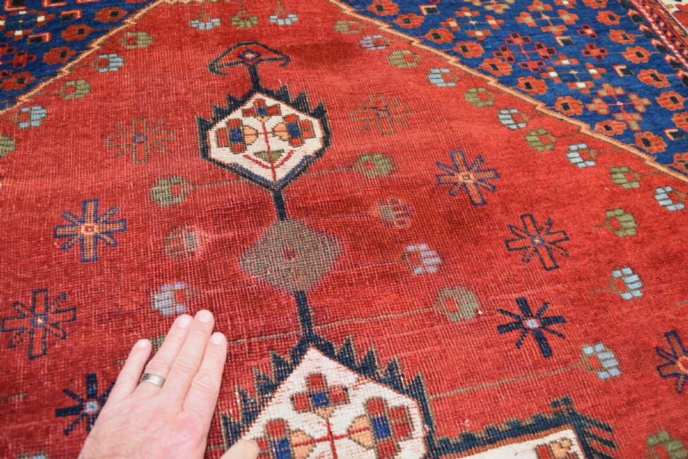 antique Afshar rug 186x150 cm View VII
