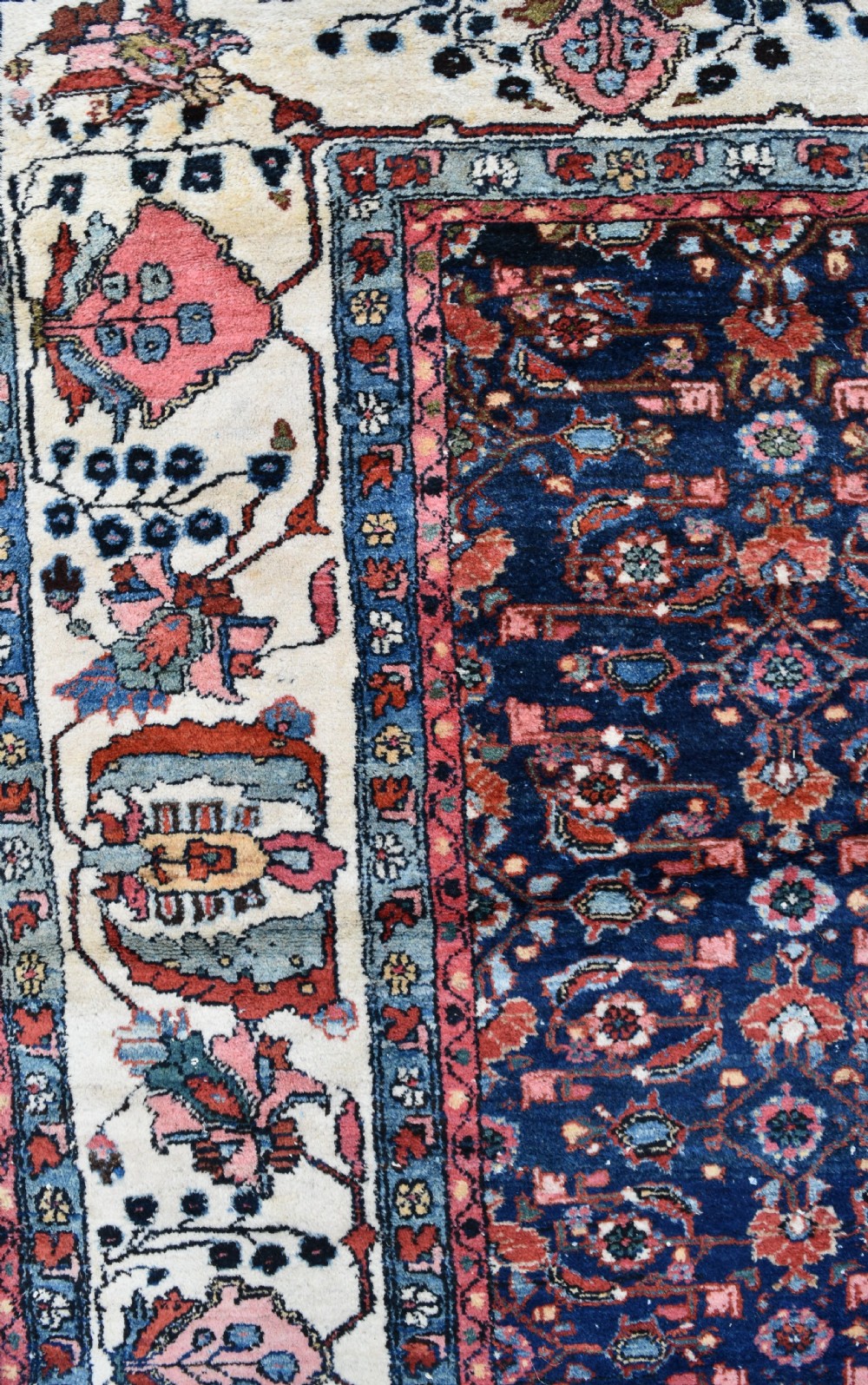 An unusual Hamadan village carpet 299x208 cm View III