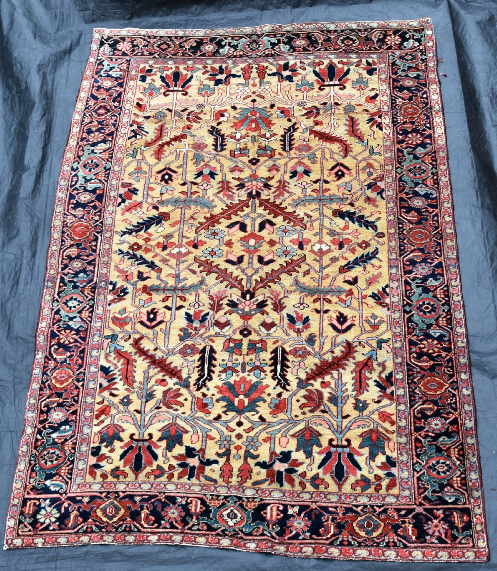 Antique Small format Heriz carpet 293x187cm View IV