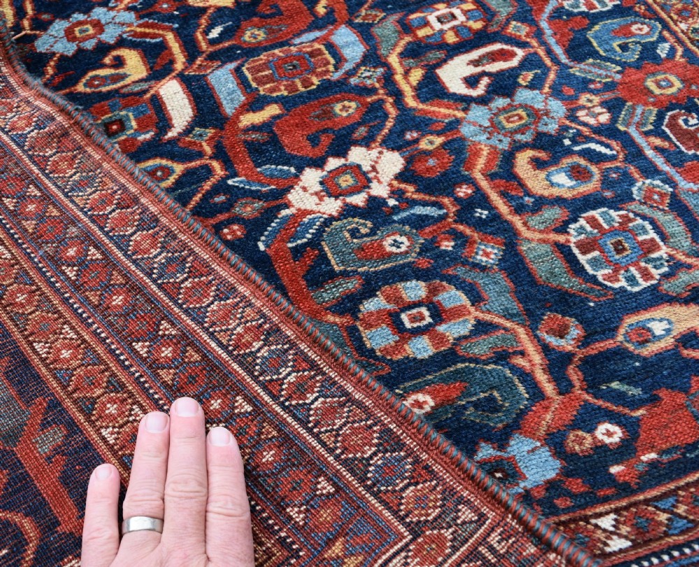 Very fine narrow Khamseh runner 377x89 cm View III