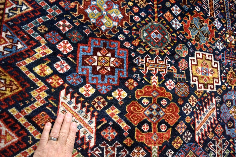 A Very Fine antique Shekarlu tribal carpet 257x203 cm View III