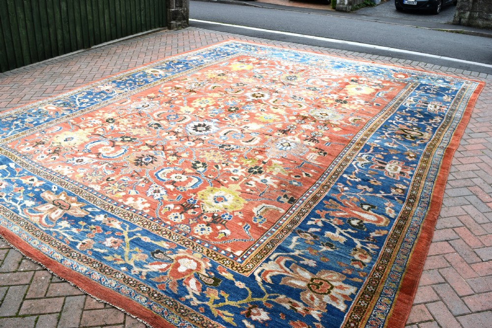 Antique oversize Ziegler carpet 491x408 cm View II