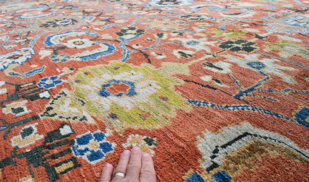 Antique oversize Ziegler carpet 491x408 cm View VI