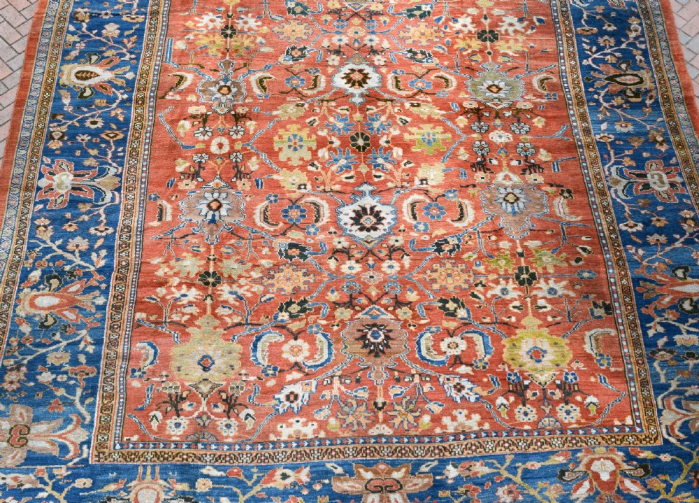 Antique oversize Ziegler carpet 491x408 cm View X