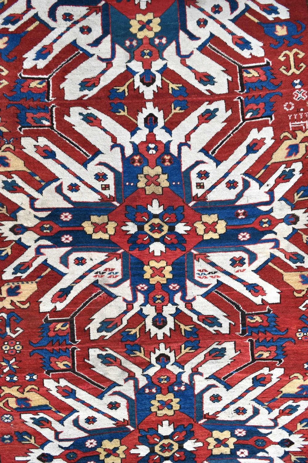 Fine Eagle Kazak rug Circa 1880 View IV