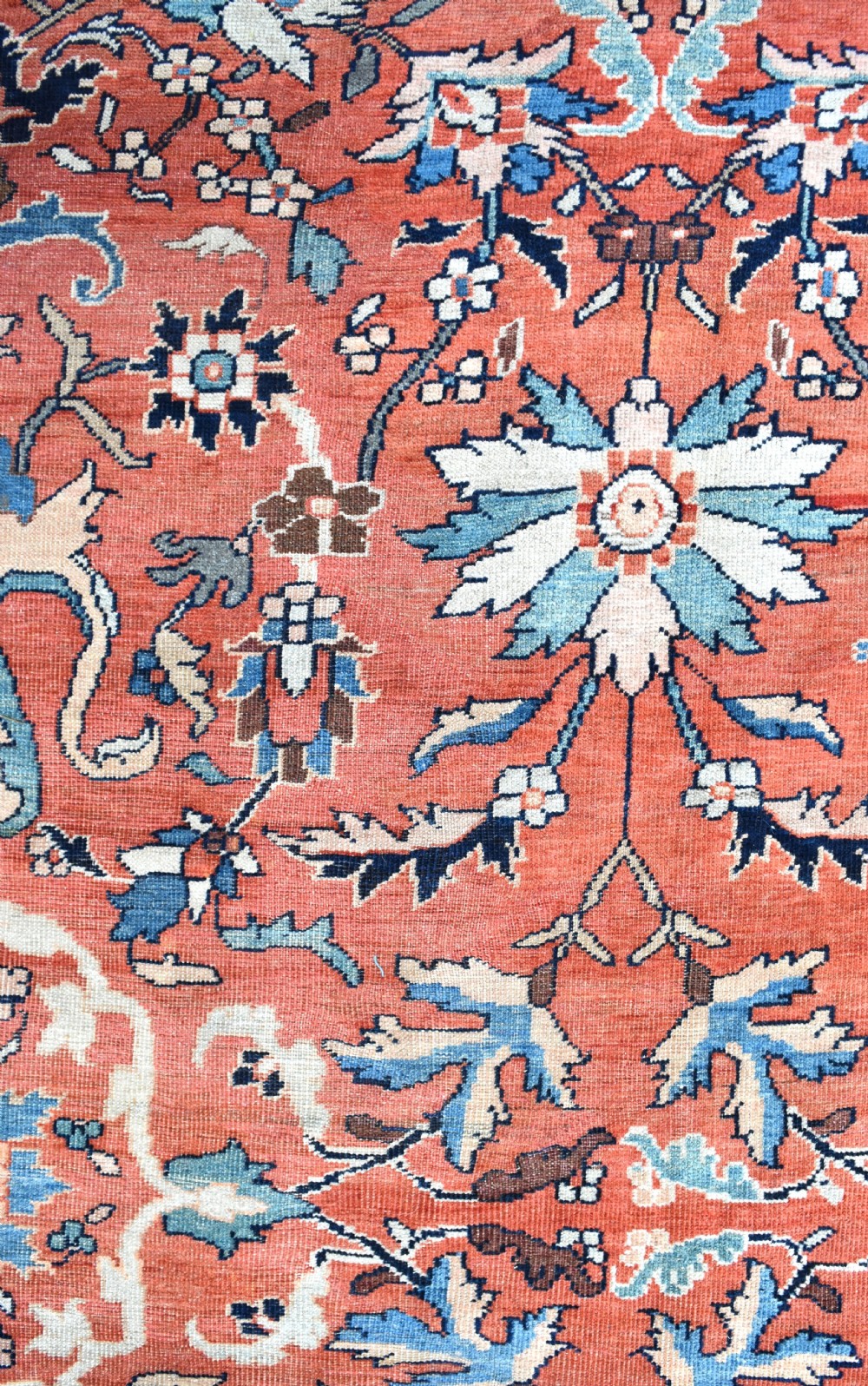 Fine antique Mahal carpet 378x229cm View II