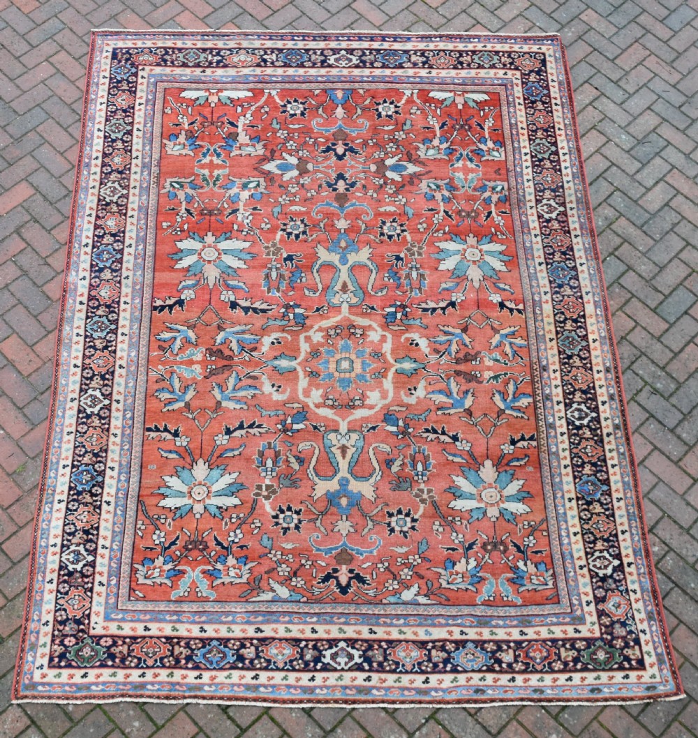 Fine antique Mahal carpet 378x229cm View VII