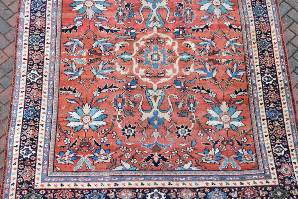 Fine antique Mahal carpet 378x229cm View VIII