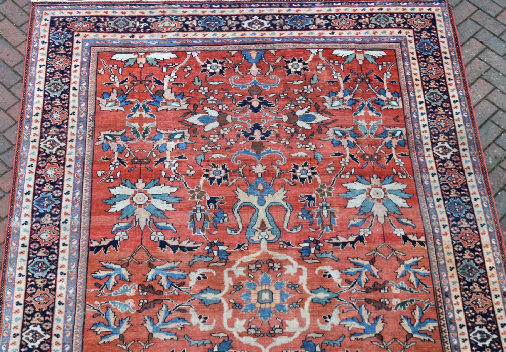 Fine antique Mahal carpet 378x229cm View IX