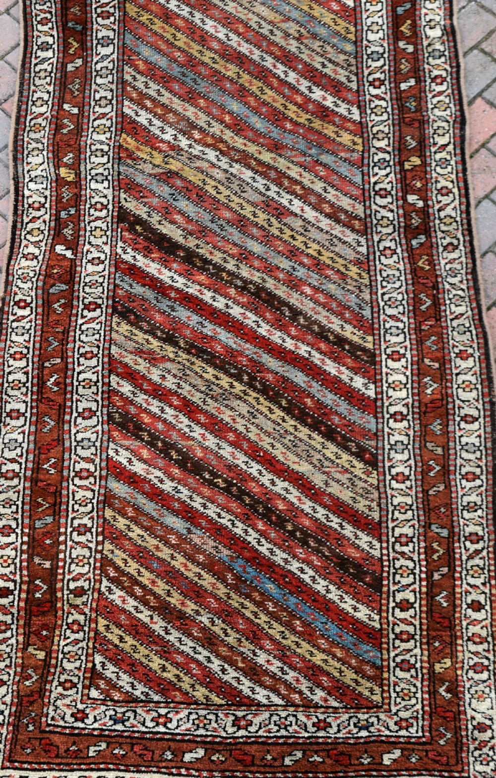 Antique North west Persian long rug 250x110cm View V