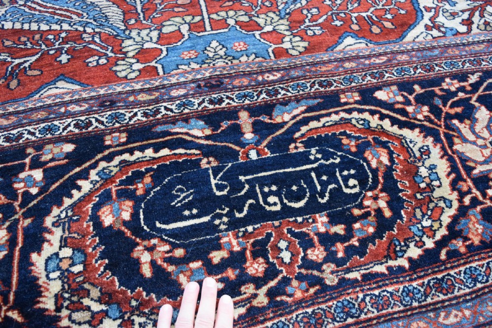 A massive antique sarouk Ferahan carpet 710x460 cm View IV