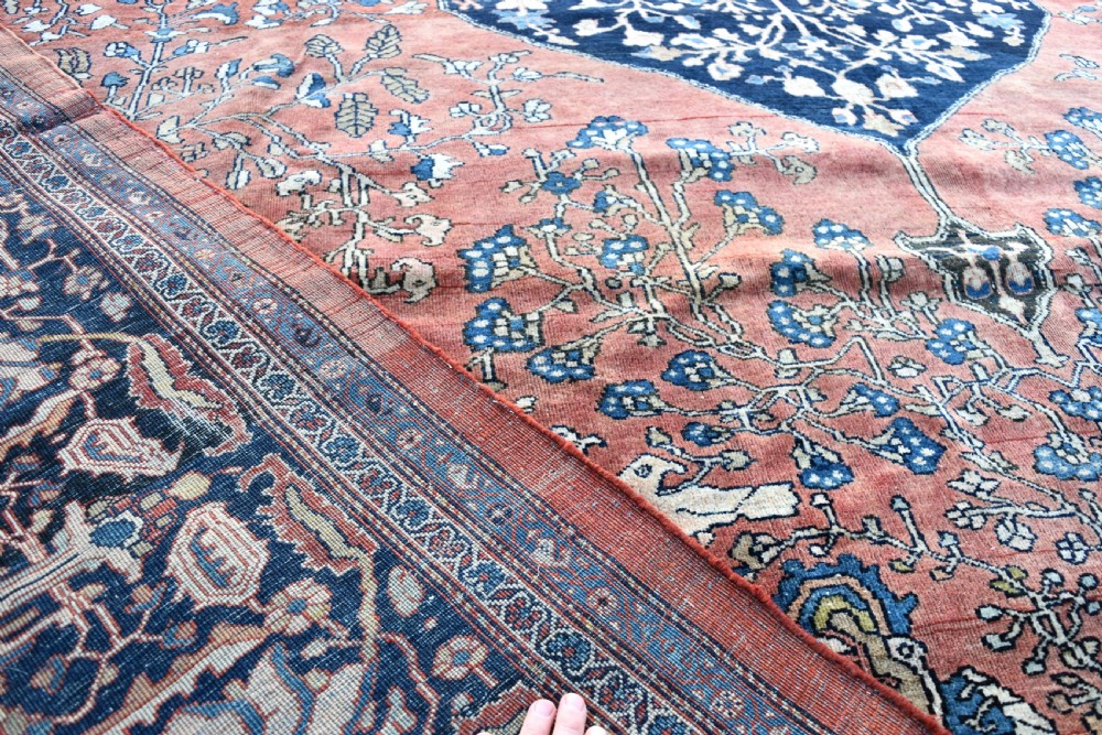 A massive antique sarouk Ferahan carpet 710x460 cm View VII