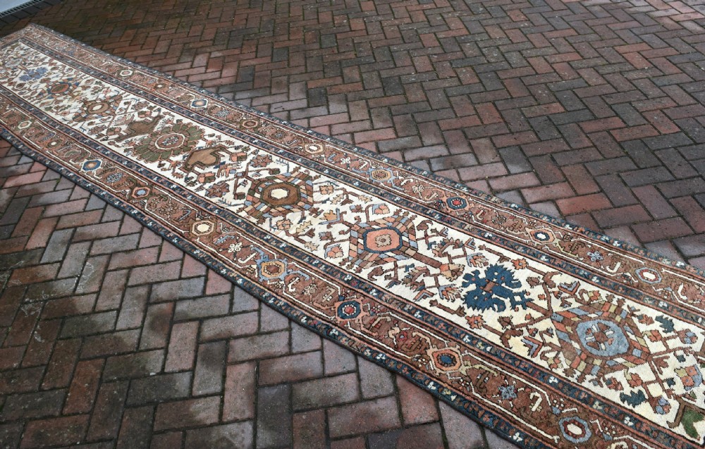 An antique Serapi runner 506x91cm View III