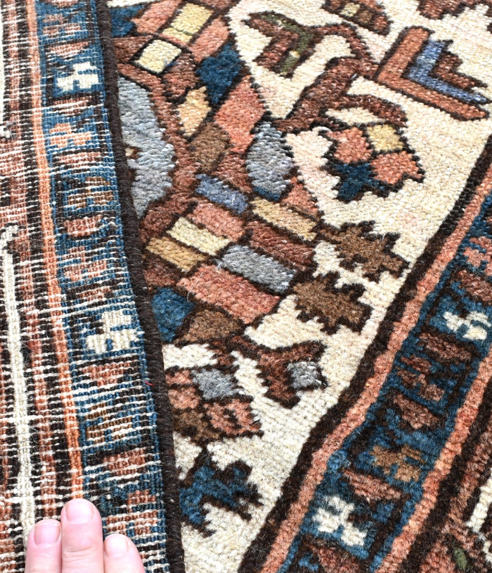 An antique Serapi runner 506x91cm View V