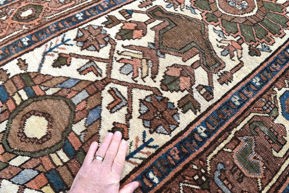 An antique Serapi runner 506x91cm View X
