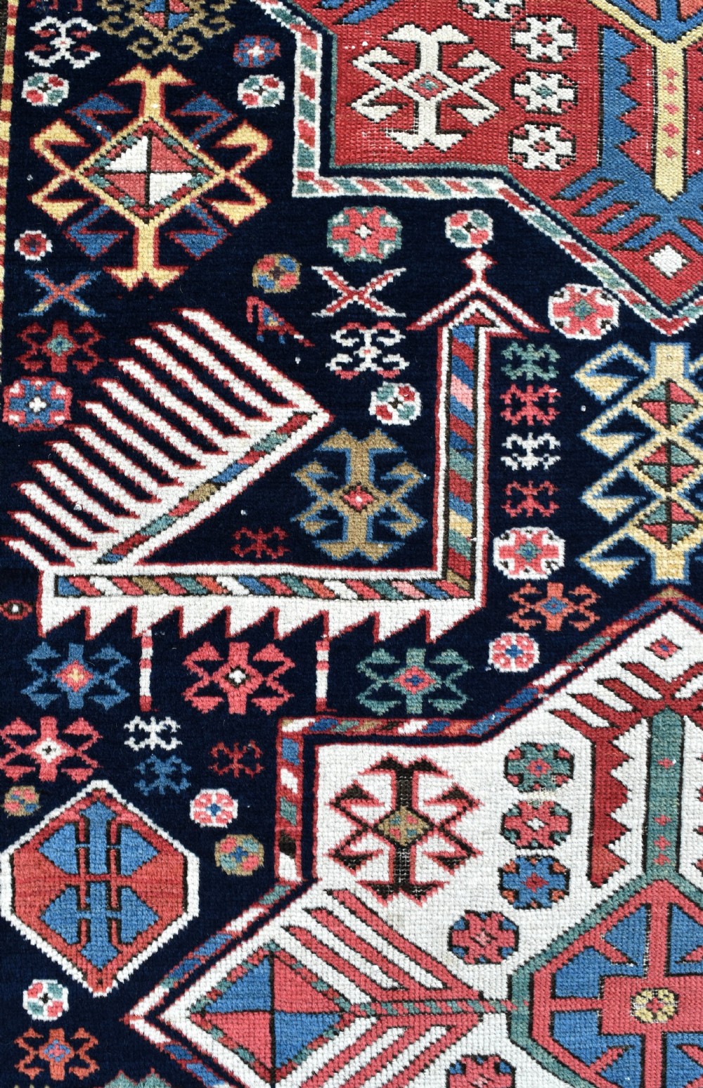 Antique Caucasian Akstafa rug 300x114cm View VI