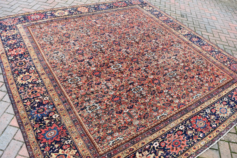Fine antique Ferahan carpet 281x271cm View II