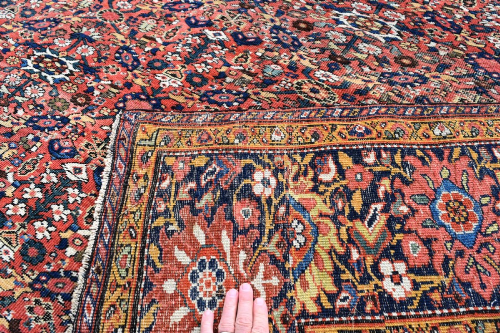Fine antique Ferahan carpet 281x271cm View IX
