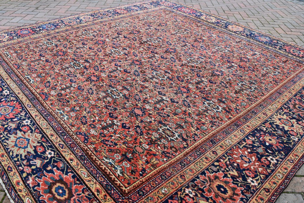 Fine antique Ferahan carpet 281x271cm View X