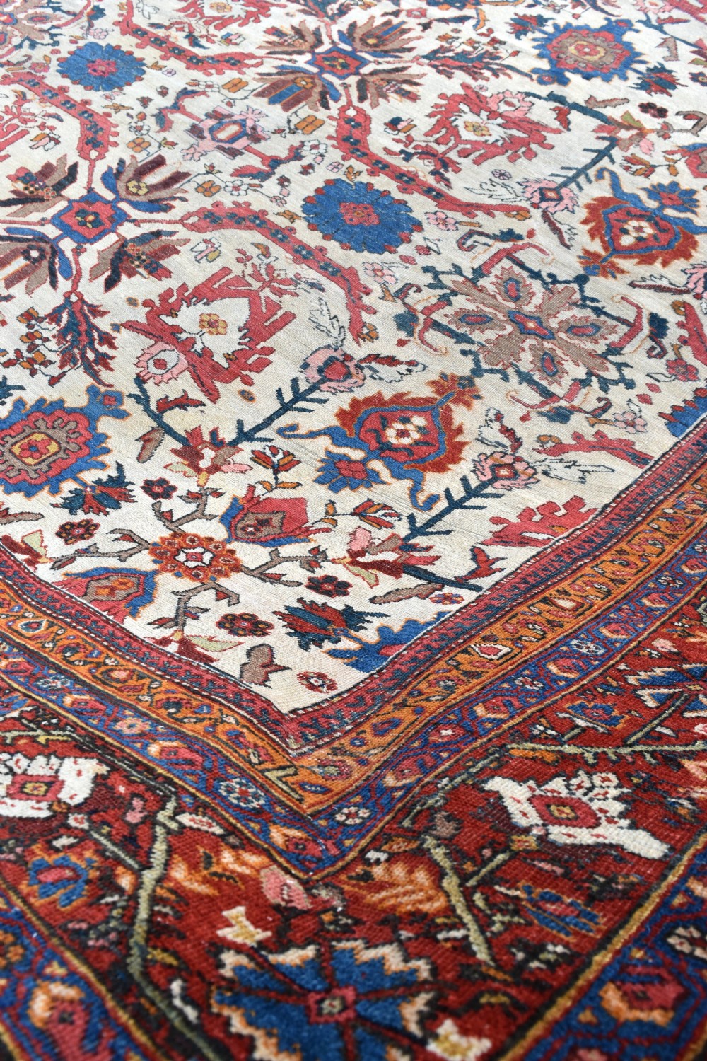 A fine antique Mahal carpet 402 x 303cm View VI