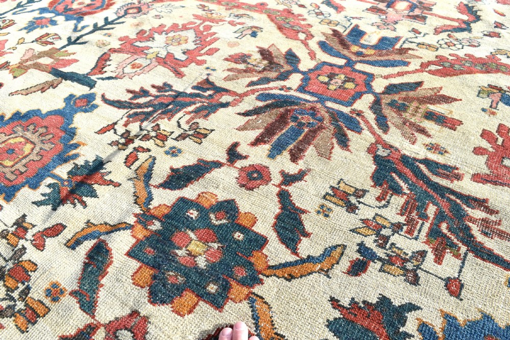 A fine antique Mahal carpet 402 x 303cm View VII