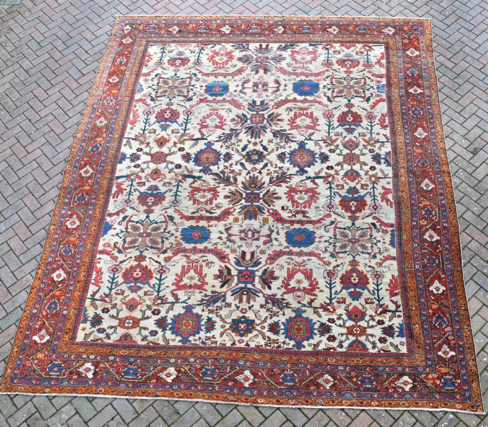 A fine antique Mahal carpet 402 x 303cm View IX