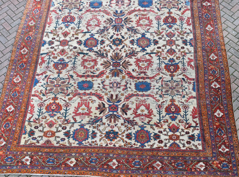 A fine antique Mahal carpet 402 x 303cm View XII
