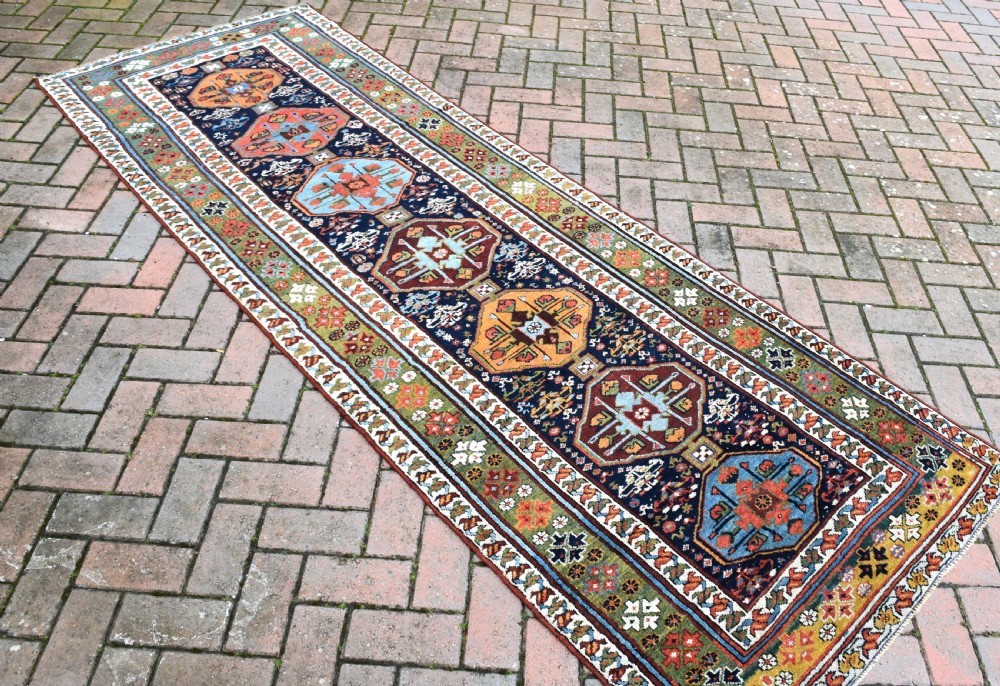 Antique Kurdish long rug 288x100cm View VI