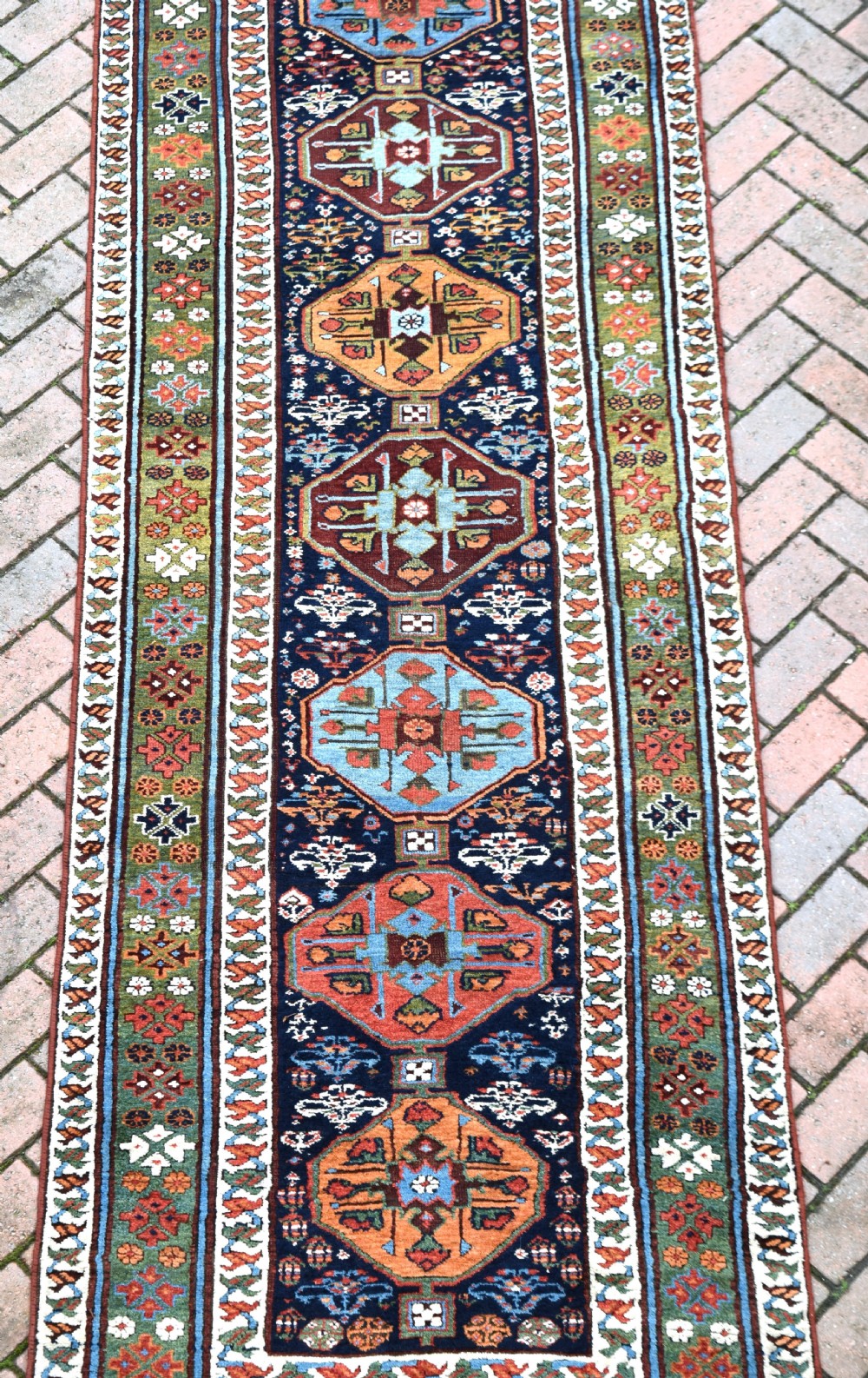 Antique Kurdish long rug 288x100cm View XI