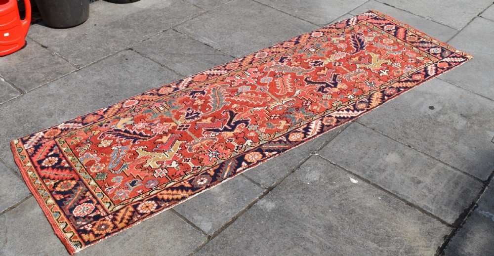 An antique Heriz Wagireh narrow runner 226x70cm View II