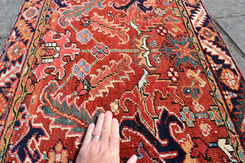 An antique Heriz Wagireh narrow runner 226x70cm View III