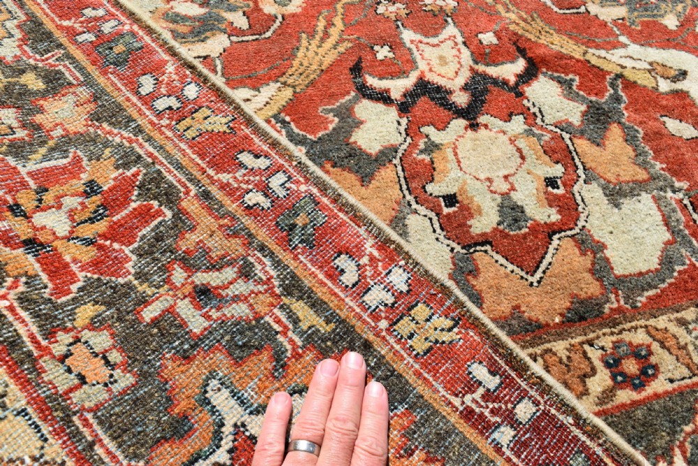 Antique Indian Amritsar rug  270x142 cm View V