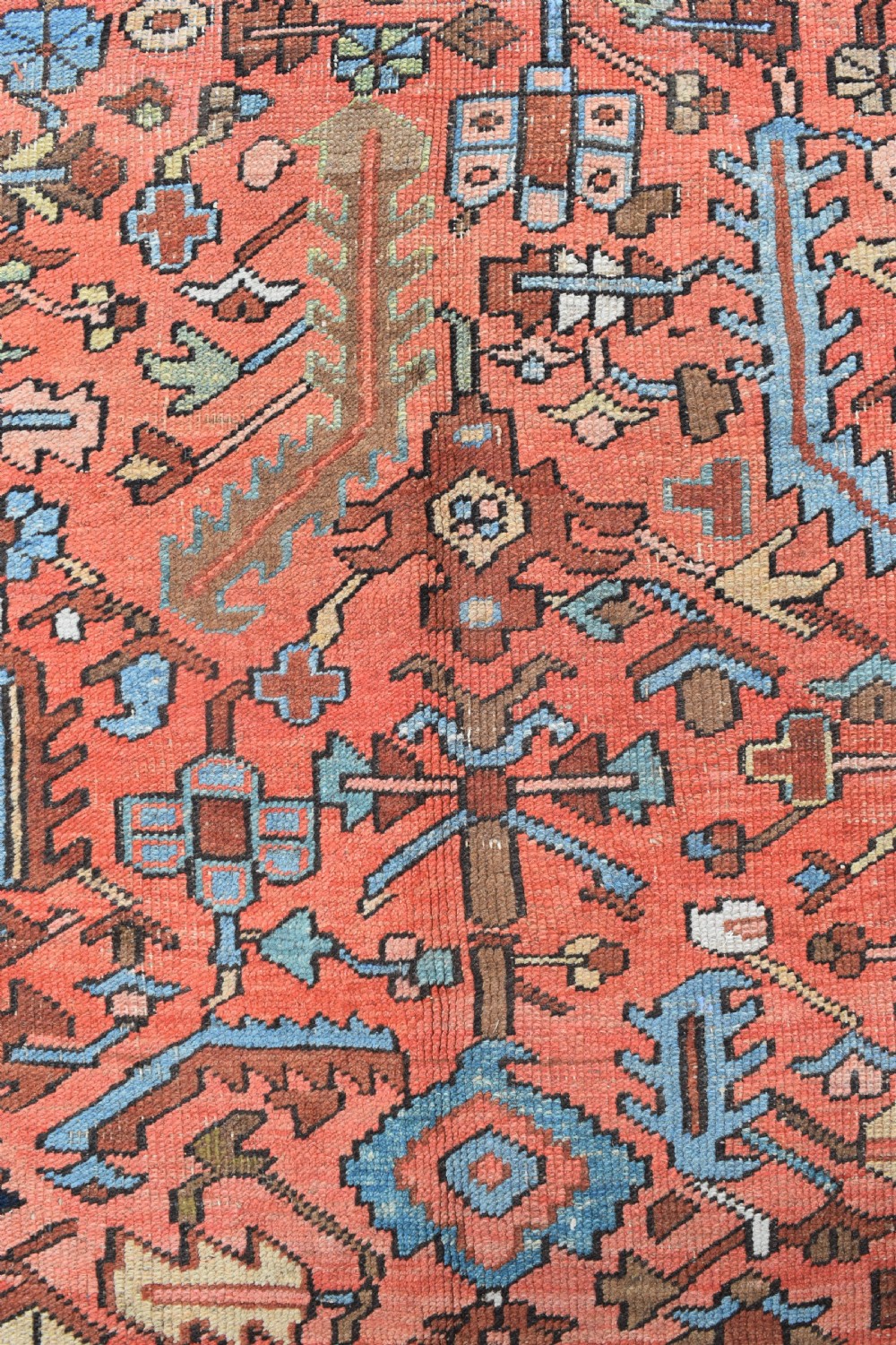 Antique Gorravan Heriz room size carpet 351x267 CM View II