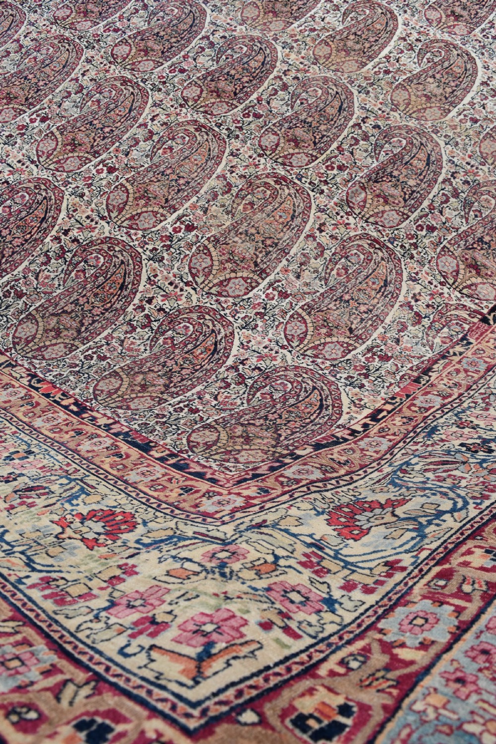 Fine Antique Kirman  Room size carpet 300x480 cm View III