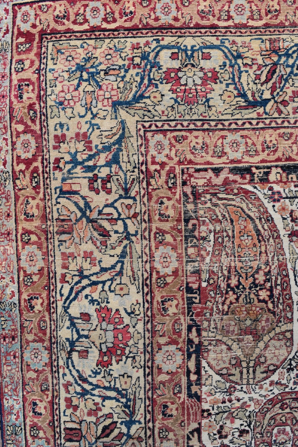 Fine Antique Kirman  Room size carpet 300x480 cm View VII
