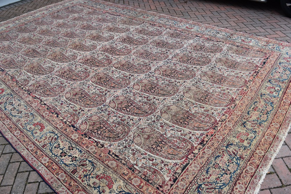 Fine Antique Kirman  Room size carpet 300x480 cm View VIII