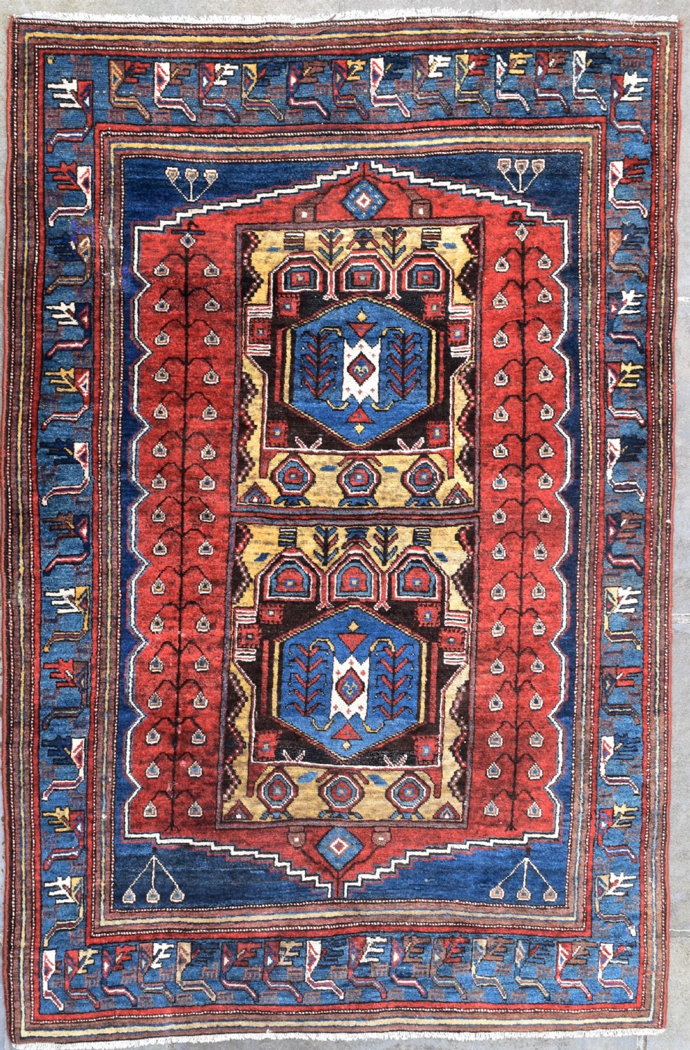 Unusual North West Persian rug 194x127 CM